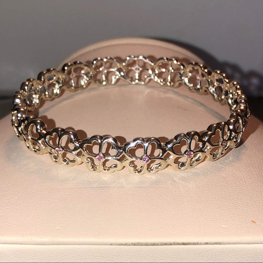 Pink Crystal Bangle